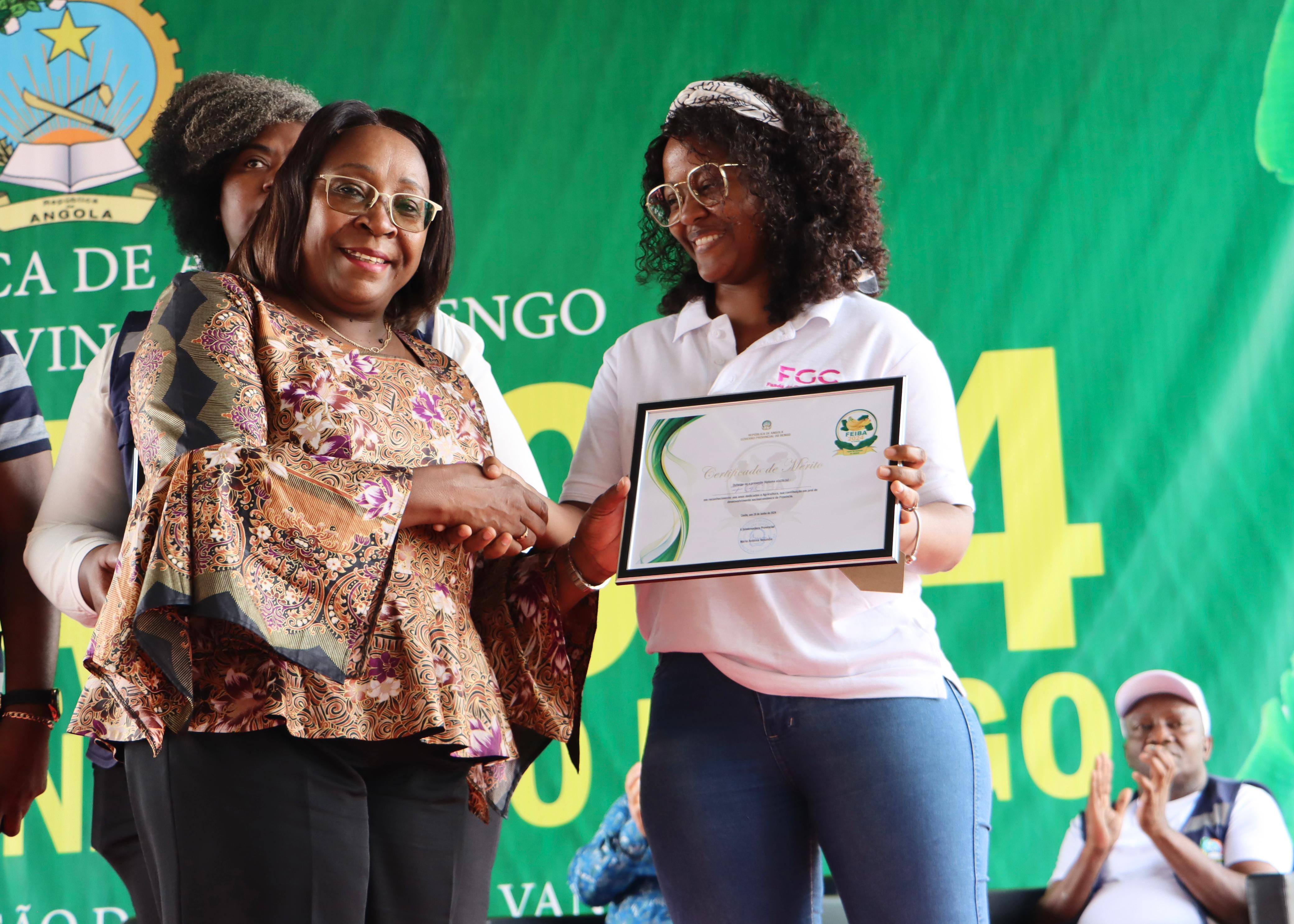 FGC premiado na gala da Feira da Banana do Bengo
